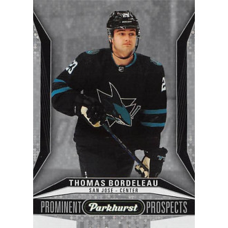 Insertní karty - Bordeleau Thomas - 2022-23 Parkhurst Prominent Prospects No.19