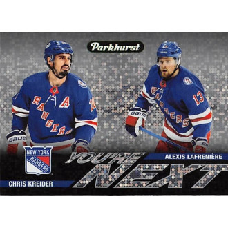 Insertní karty - Kreider Chris, Lafreniere Alexis - 2022-23 Parkhurst You’re Next No.8
