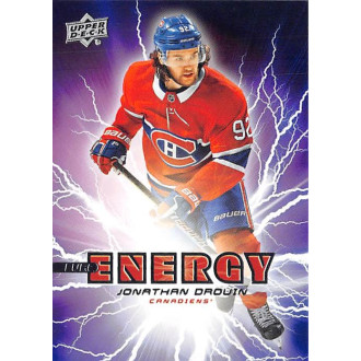 Insertní karty - Drouin Jonathan - 2019-20 Upper Deck Pure Energy No.43