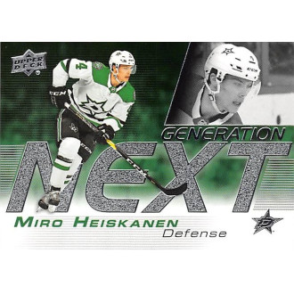 Insertní karty - Heiskanen Miro - 2019-20 Upper Deck Generation Next No.15