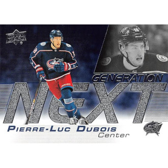 Insertní karty - Dubois Pierre-Luc - 2019-20 Upper Deck Generation Next No.16