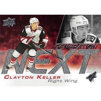 Insertní karty - Keller Clayton - 2019-20 Upper Deck Generation Next No.19