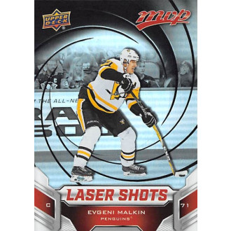 Insertní karty - Malkin Evgeni - 2019-20 MVP Laser Shots Red No.3