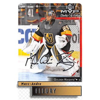 Insertní karty - Fleury Marc-Andre - 2019-20 MVP Stanley Cup Edition 20th Anniversary Silver Script No.31
