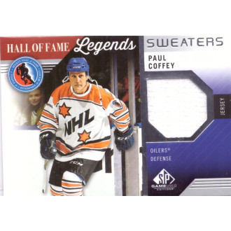 Jersey karty - Coffey Paul - 2021-22 SP Game Used HOF Legends Sweaters No.HOF-PC