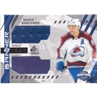 Jersey karty - Rantanen Mikko - 2021-22 SP Game Used 21 Western Conference Banner Year Jersey blue No.BYA-MR