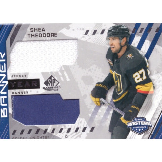 Jersey karty - Theodore Shea - 2021-22 SP Game Used 21 Western Conference Banner Year Jersey No.BYA-ST