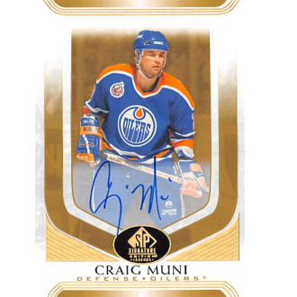Podepsané karty - Muni Craig - 2020-21 SP Signature Edition Legends Gold Spectrum Foil Autographs No.73