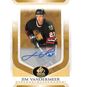 Podepsané karty - Vandermeer Jim - 2020-21 SP Signature Edition Legends Gold Spectrum Foil Autographs No.191