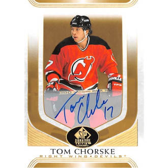 Podepsané karty - Chorske Tom - 2020-21 SP Signature Edition Legends Gold Spectrum Foil Autographs No.244