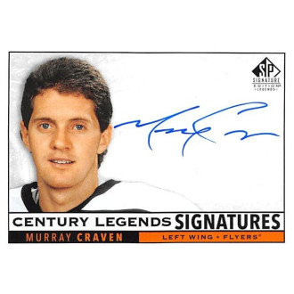 Podepsané karty - Craven Murray - 2020-21 SP Signature Edition Legends Century Legends Signatures No.CL-MC
