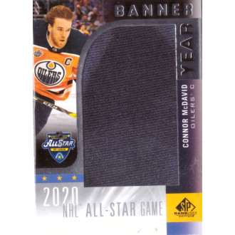 Jersey karty - McDavid Connor - 2020-21 SP Game Used 2020 NHL All-Star Game Banner Year Relics No.AS20-CM