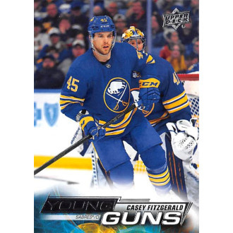 Řadové karty - Fitzgerald Casey - 2022-23 Upper Deck Young Guns No.498