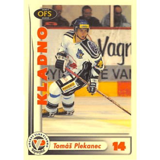 Extraliga OFS - Plekanec Tomáš - 2001-02 OFS Insert RED žlutá No.RE3D