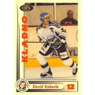 Extraliga OFS - Kaberle Tomáš - 2001-02 OFS Insert RED žlutá No.RE4D