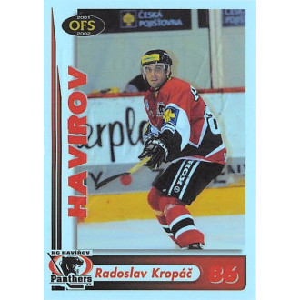 Extraliga OFS - Kropáč Radoslav - 2001-02 OFS Insert RED modrá No.RE14D