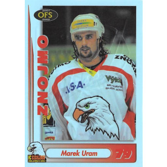 Extraliga OFS - Uram Marek - 2001-02 OFS Insert RED modrá No.RE16D