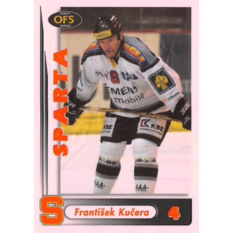 Extraliga OFS - Kučera František - 2001-02 OFS Insert RED červená No.RE10D