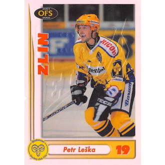 Extraliga OFS - Leška Petr - 2001-02 OFS Insert RED červená No.RE17D