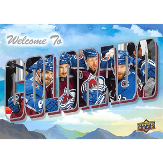 Insertní karty - Colorado Avalanche - 2022-23 Upper Deck Welcome To No.8