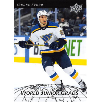 Insertní karty - Kyrou Jordan - 2022-23 Upper Deck World Junior Grads No.12