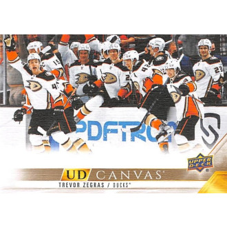 Insertní karty - Zegras Trevor - 2022-23 Upper Deck Canvas No.121