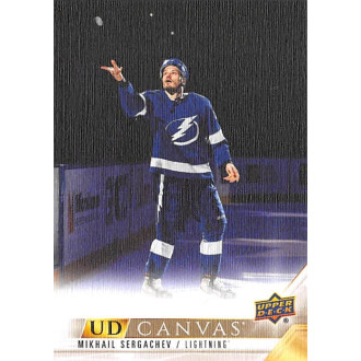 Insertní karty - Sergachev Mikhail - 2022-23 Upper Deck Canvas No.341
