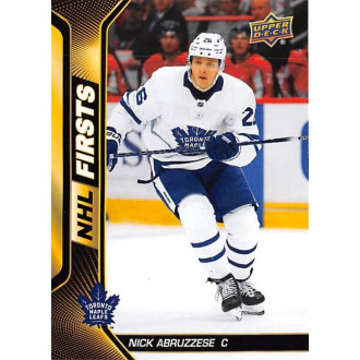 Insertní karty - Abruzzese Nick - 2022-23 Upper Deck NHL Firsts No.16