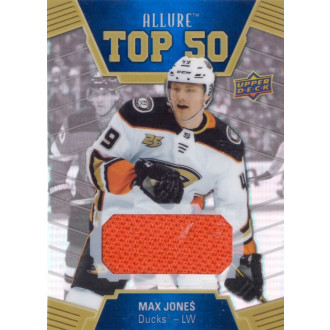 Jersey karty - Jones Max - 2019-20 Allure Top 50 Jerseys orange No.T50-4