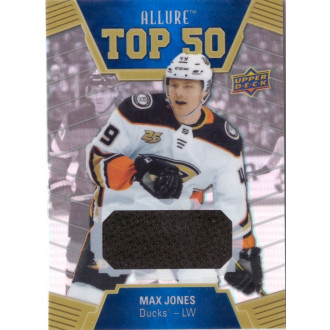 Jersey karty - Jones Max - 2019-20 Allure Top 50 Jerseys black No.T50-4