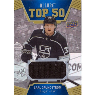 Jersey karty - Grundstrom Carl - 2019-20 Allure Top 50 Jerseys No.T50-7