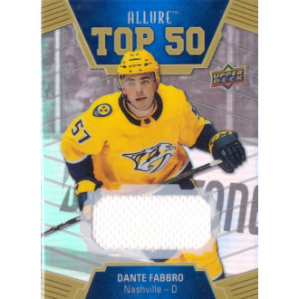 Jersey karty - Fabbro Dante - 2019-20 Allure Top 50 Jerseys No.T50-23