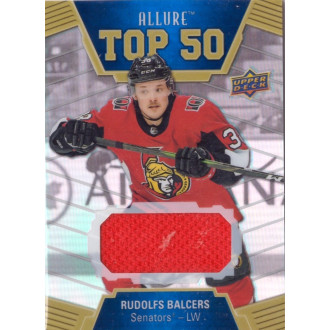 Jersey karty - Balcers Rudolfs - 2019-20 Allure Top 50 Jerseys red No.T50-33