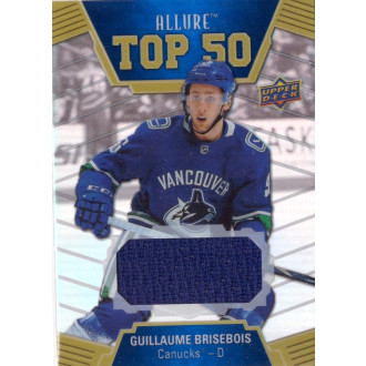 Jersey karty - Brisebois Guillaume - 2019-20 Allure Top 50 Jerseys blue No.T50-39