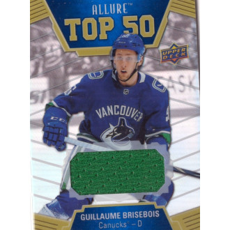 Jersey karty - Brisebois Guillaume - 2019-20 Allure Top 50 Jerseys green No.T50-39