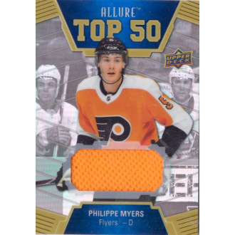 Jersey karty - Myers Philippe - 2019-20 Allure Top 50 Jerseys orange No.T50-41