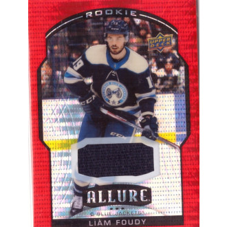 Jersey karty - Foudy Liam - 2020-21 Allure Red Rainbow Jerseys No.81