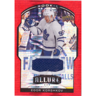Jersey karty - Korshkov Egor - 2020-21 Allure Red Rainbow Jerseys No.85
