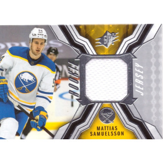 Jersey karty - Samuelsson Mattias - 2021-22 SPx Rookie Jersey No.RJ-MS