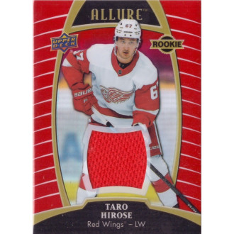 Jersey karty - Hirose Taro - 2019-20 Allure Red Rainbow Jerseys No.75