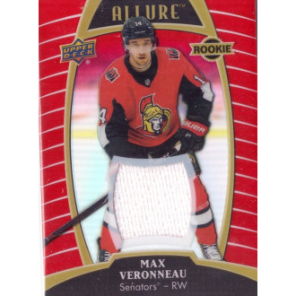 Jersey karty - Veronneau Max - 2019-20 Allure Red Rainbow Jerseys white No.77