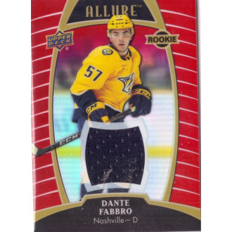 Jersey karty - Fabbro Dante - 2019-20 Allure Red Rainbow Jerseys No.78