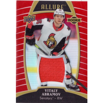 Jersey karty - Abramov Vitaly - 2019-20 Allure Red Rainbow Jerseys No.84