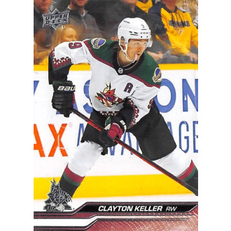 Řadové karty - Keller Clayton - 2023-24 Upper Deck No.258