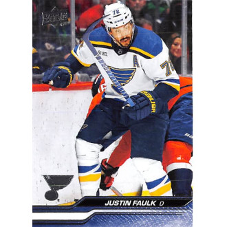 Řadové karty - Faulk Justin - 2023-24 Upper Deck No.409