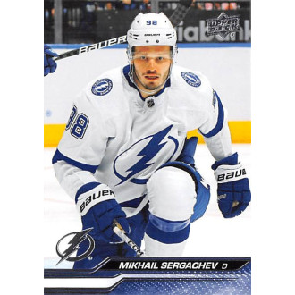 Řadové karty - Sergachev Mikhail - 2023-24 Upper Deck No.416