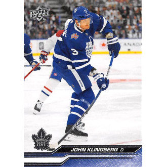 Řadové karty - Klingberg John - 2023-24 Upper Deck No.632