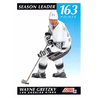 Řadové karty - Gretzky Wayne - 1991-92 Score Canadian English No.296
