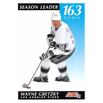 Řadové karty - Gretzky Wayne - 1991-92 Score Canadian English No.296