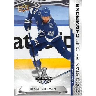 Řadové karty - Coleman Blake - 2020-21 Upper Deck Stanley Cup Champions No.12